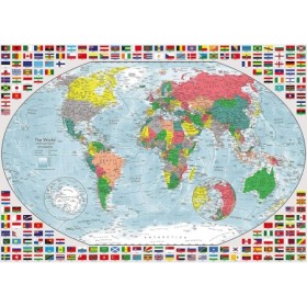 Puzzle harta politica a lumii 2 1000 piese